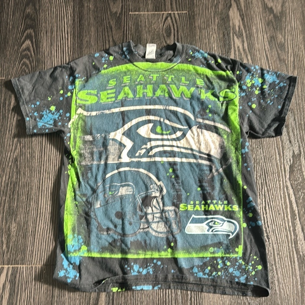 🍍SEATTLE SEAHAWKS T-SHIRT🍍sz lg🍍P-1